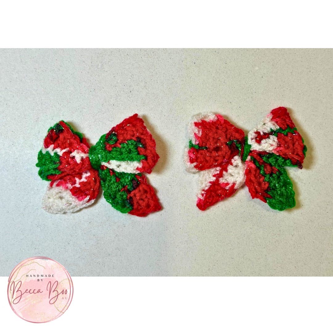 Christmas Sparkle Hair Bow