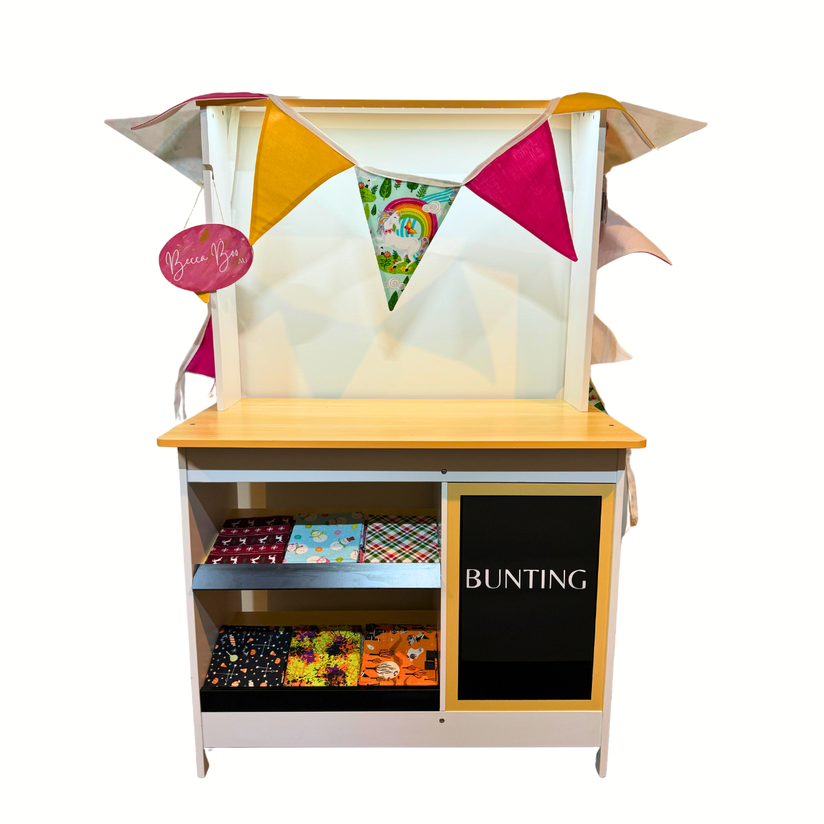 Unicorn, Pink and Yellow Bunting