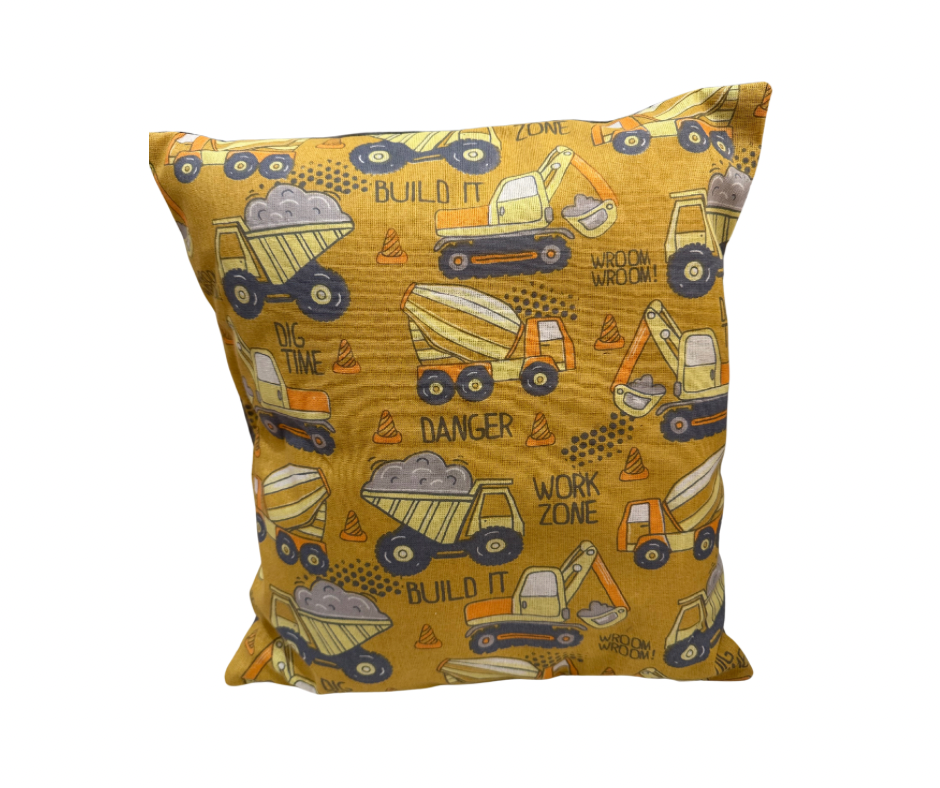 Construction Print Cushion