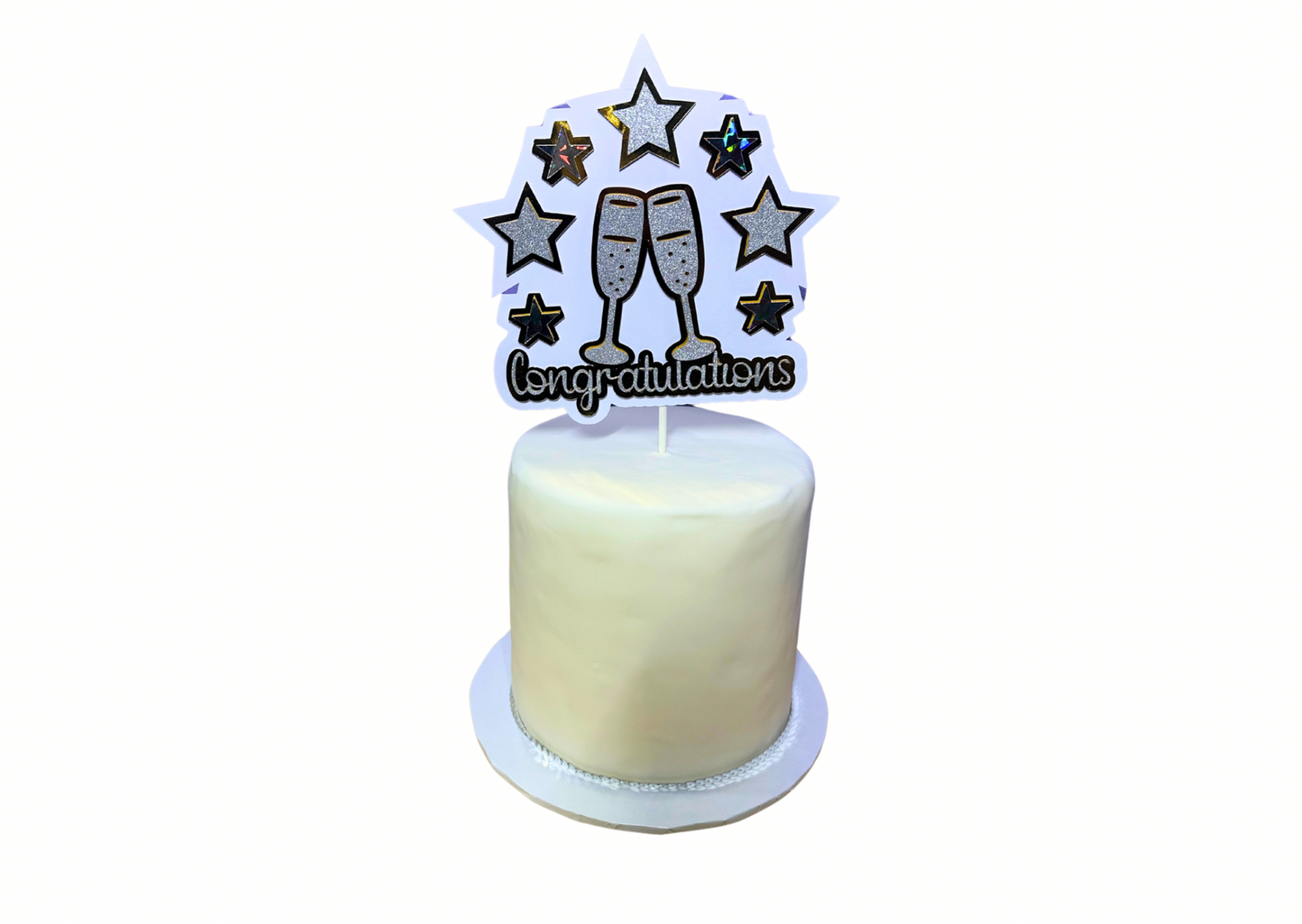 ‘Congratulations’ Cake Topper
