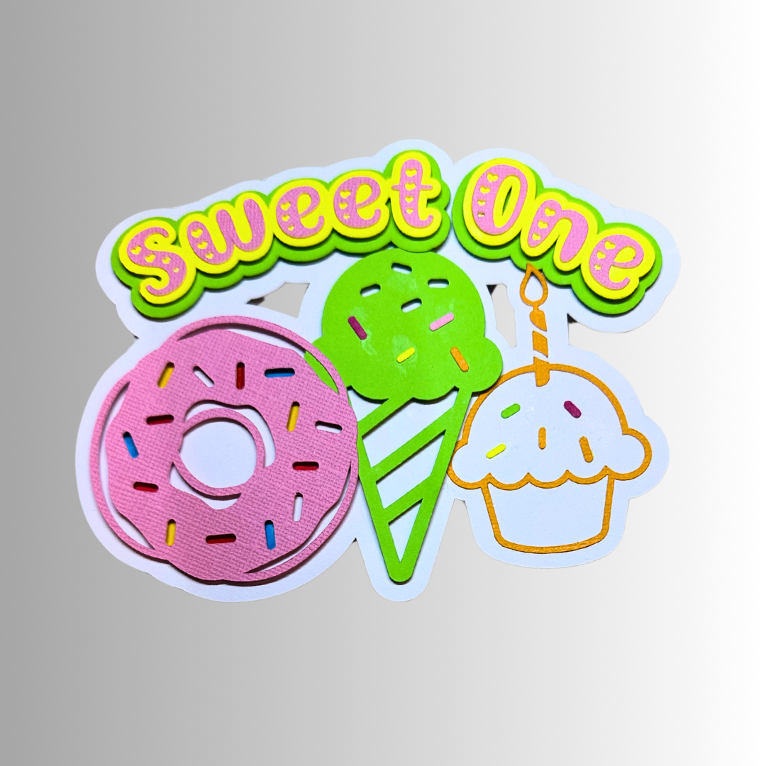 ‘Sweet One’ 1st Birthday Cake Topper