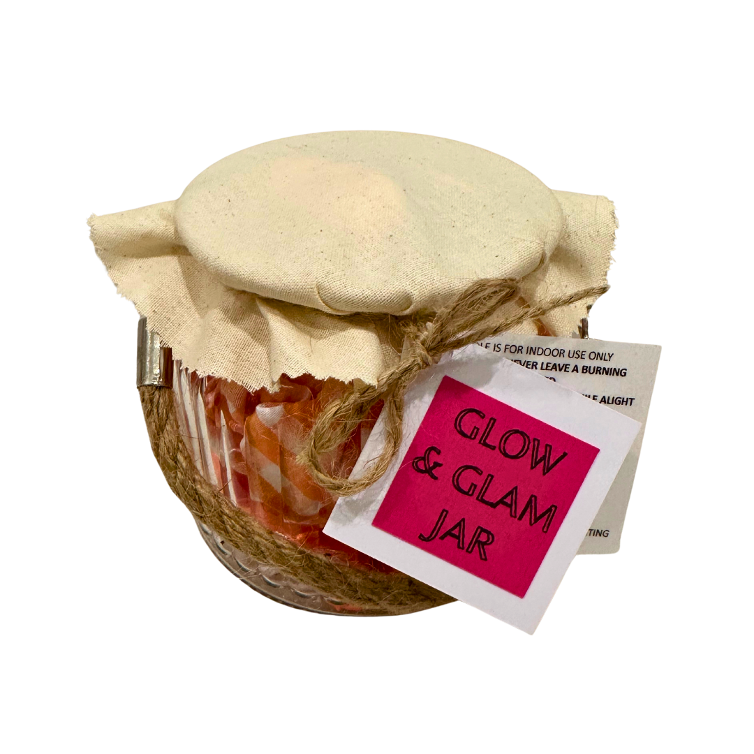 Glow and Glam Jar (Orange)